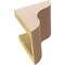 Ekena Millwork 5"W x 5"D x 5"H Wide Carmel Rough Cedar Woodgrain TimberThane Corbel, Primed Tan CORUR05X05X05CARRCPR - alternate 5